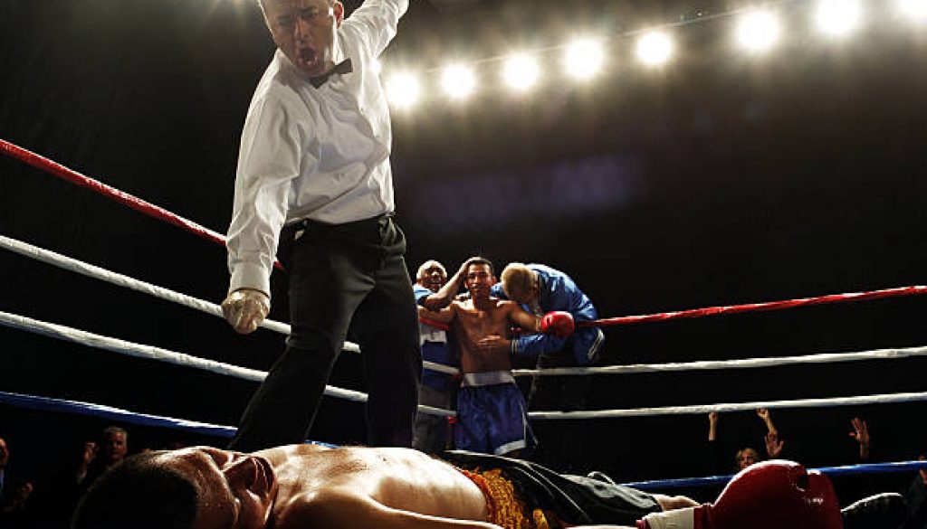 Defeated Boxer