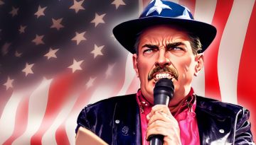 Patriotic radio show host