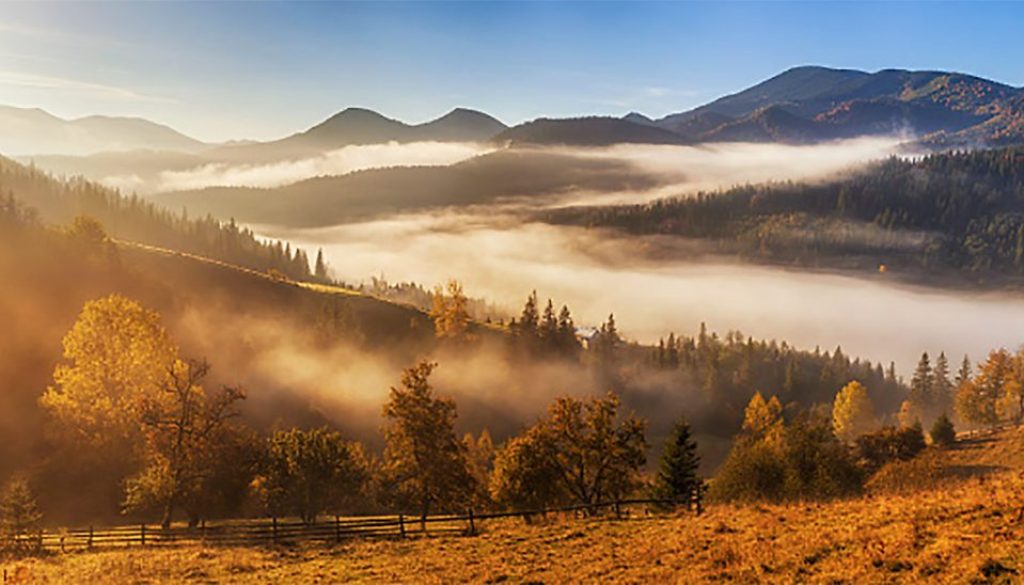 Ukrainia Mountain Range